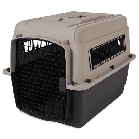 Comparison Chart: Features: Breathable MidWest Homes for Pets Wire Dog Crate, Black, XX-Large, 54": Easy to Clean BestPet Double-Door Metal Dog Crate with Divider and Tray, X-Large, 48"L: Foldable Vibrant Life Foldable Metal Wire Dog Crate with Divider, Choose Sizes & Door Count-MidWest iCrate Metal Dog Single & Double Door <strong>Crates</strong>, Select. . Walmart kennel